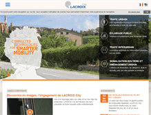 Tablet Screenshot of lacroix-city.com